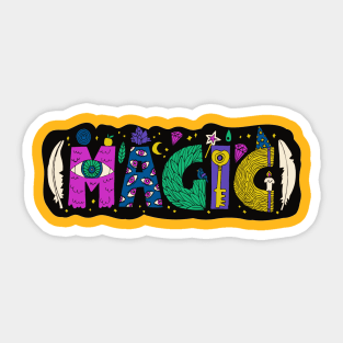 Magic Beautiful Designer Quote Sticker